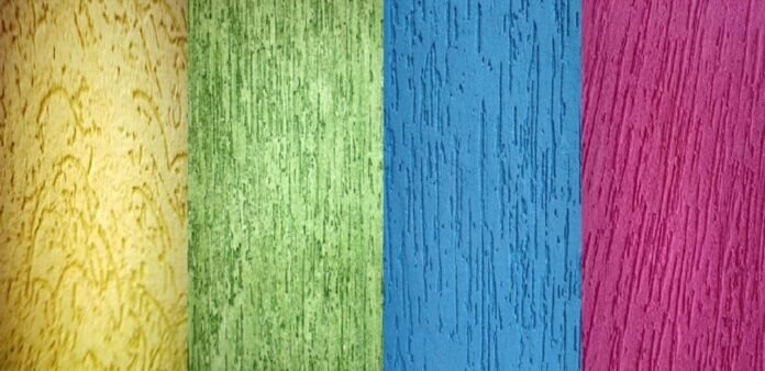 grafiato em cores texturas