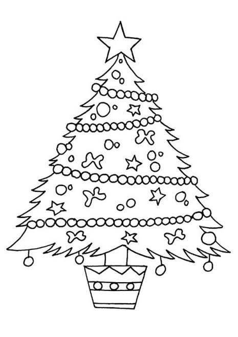 imagens de arvore de natal para colorir