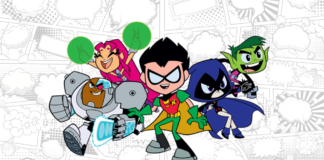 jovens titas para colorir