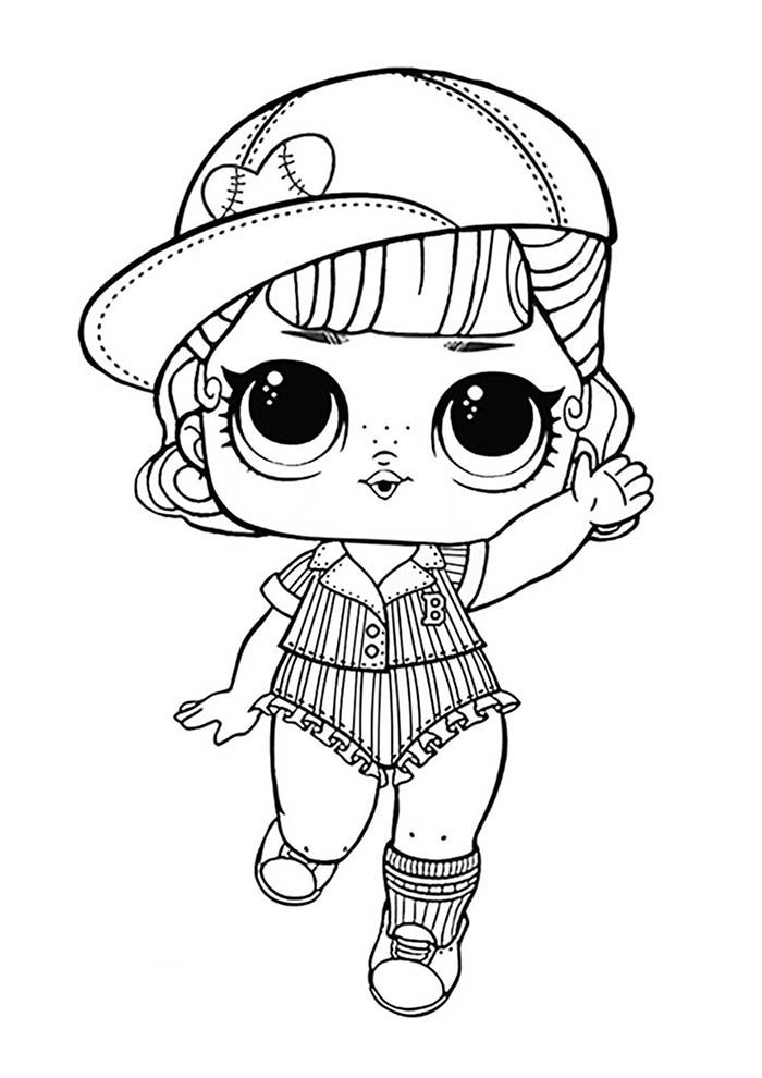lol para colorir baseball