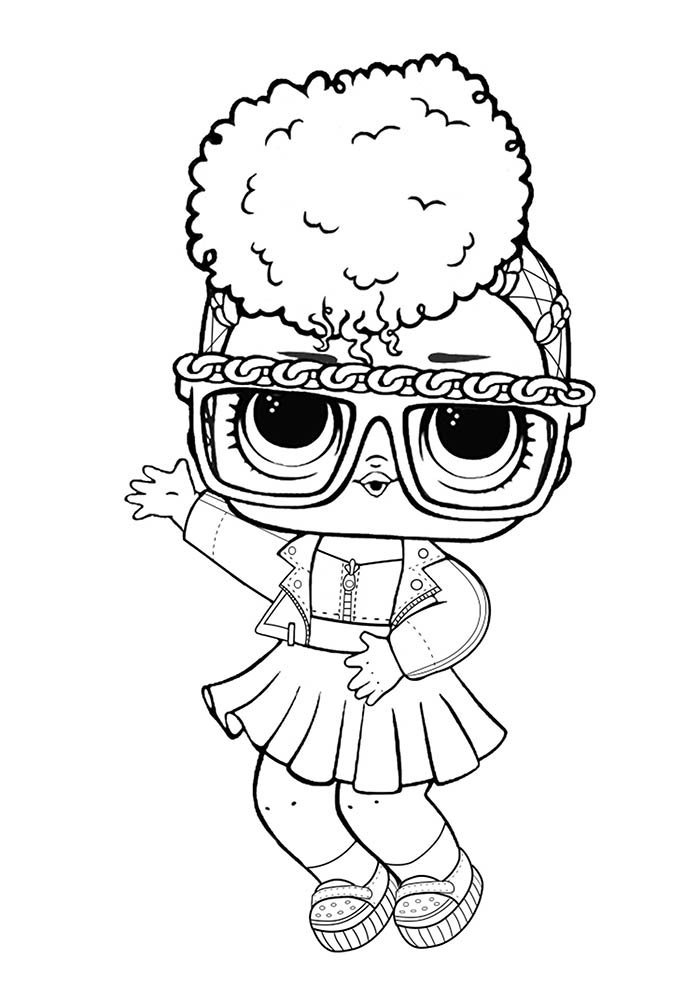 lol para colorir dançarina
