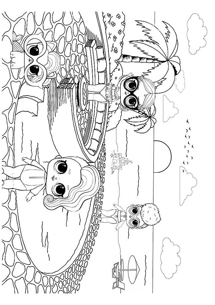 lol para colorir ferias