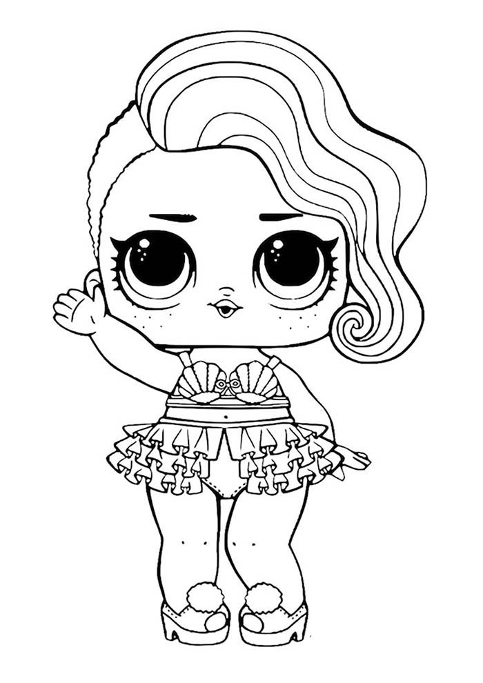 lol para colorir havaiana