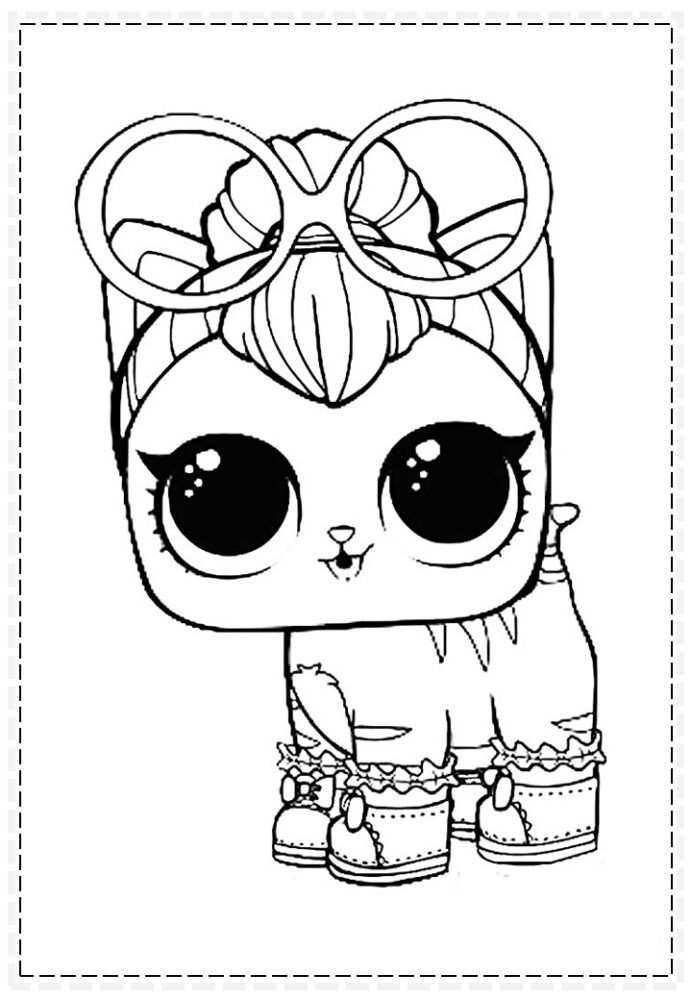 lol para colorir cão