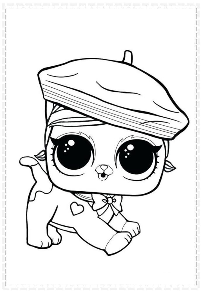 lol para colorir dog