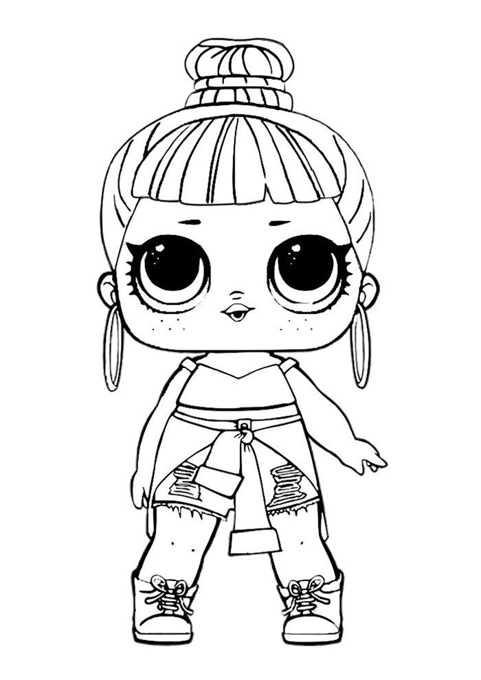 lol para colorir honey bun