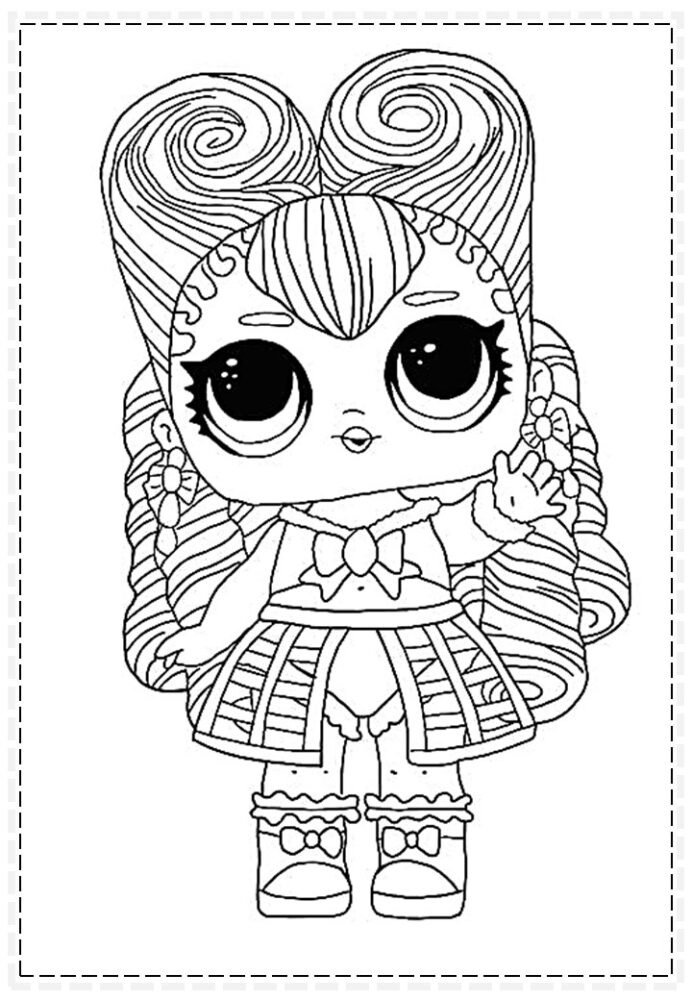 lol para colorir imprimir cabelo caramujo