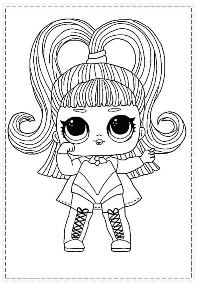 lol para colorir imprimir cabelos