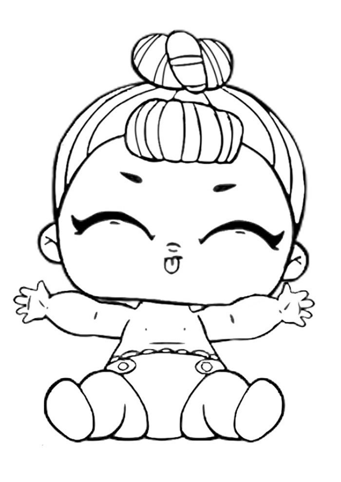 lol para colorir baby