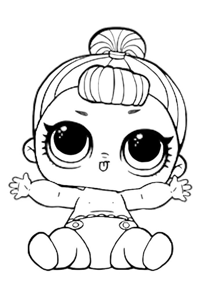 lol para colorir lil sis swing