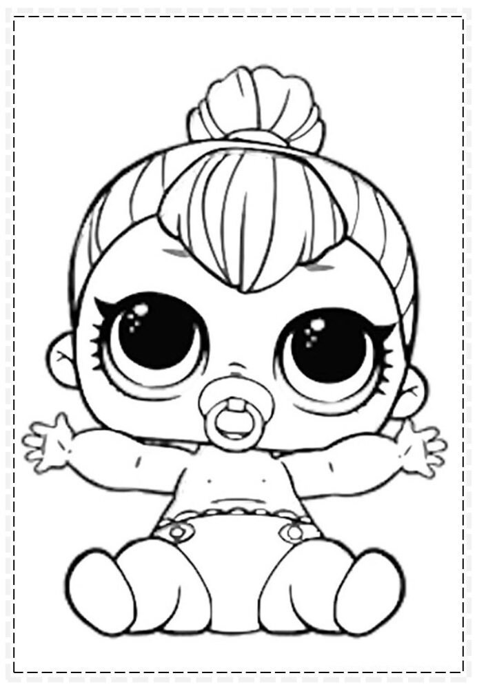 lol para colorir nenem