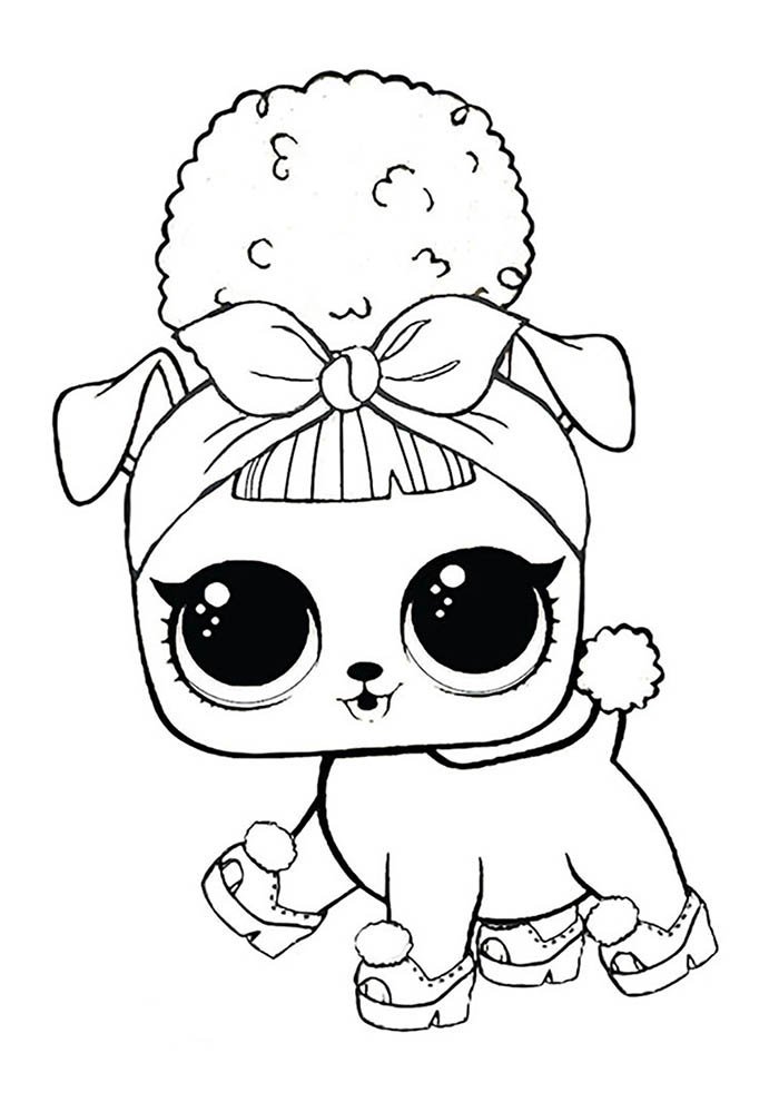 lol para colorir poodle