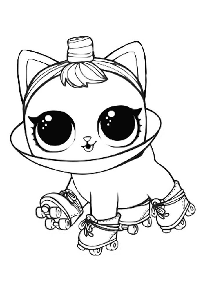 lol para colorir cat