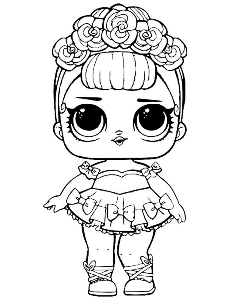 lol para colorir lil sugar queen