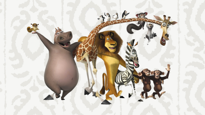madagascar para colorir