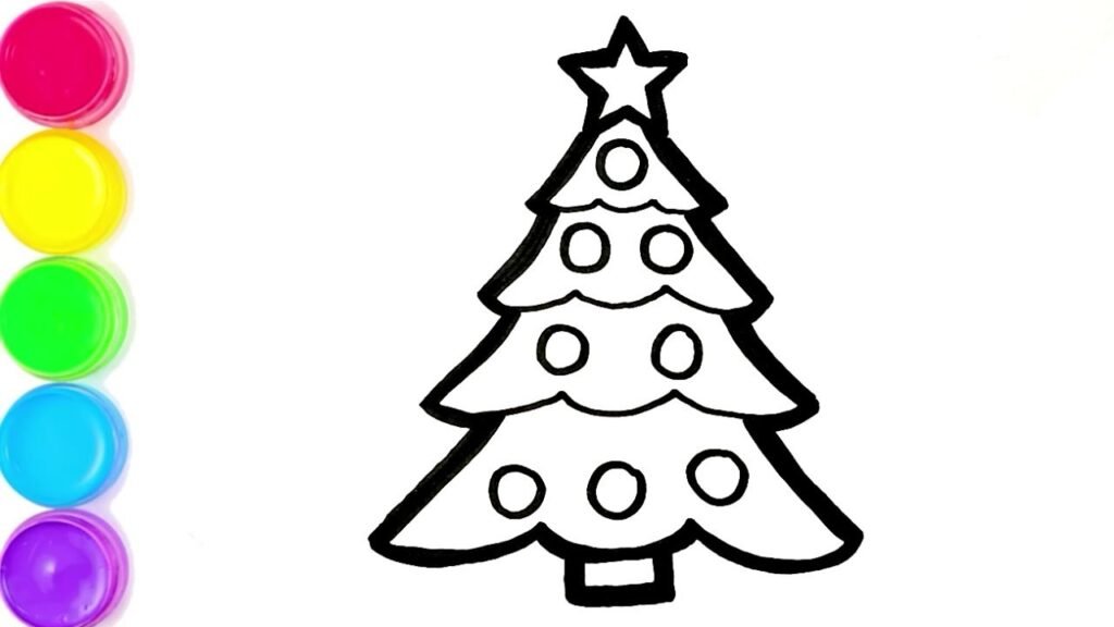 arvore de natal colorida