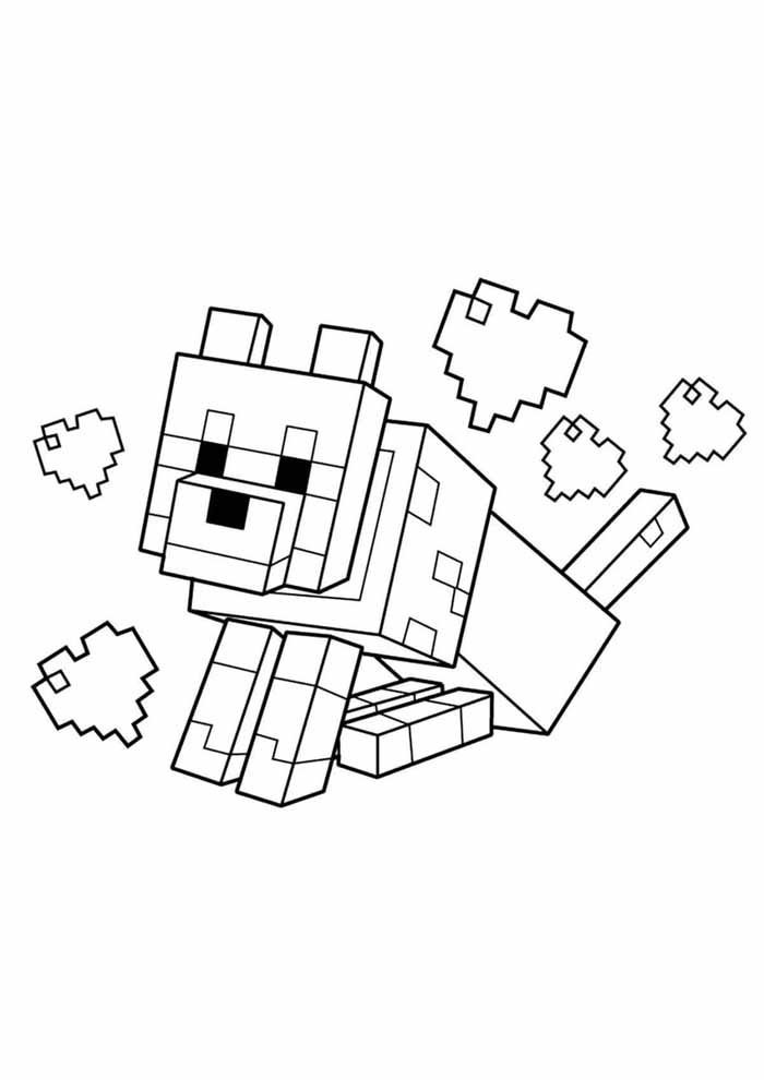 minecraft para colorir 11