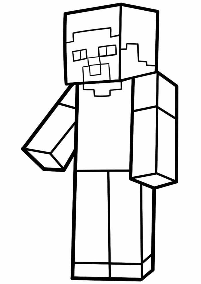 minecraft para colorir 16
