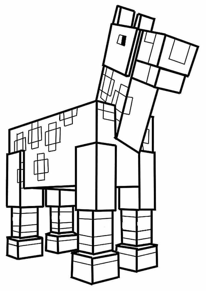 minecraft para colorir 22
