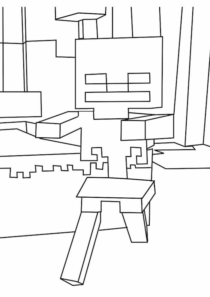 minecraft para colorir 24