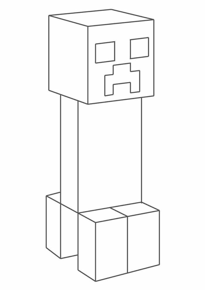 minecraft para colorir 30