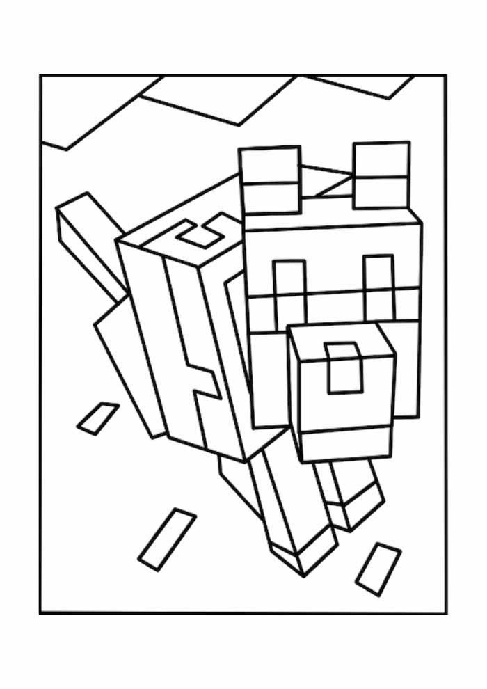 minecraft para colorir 31