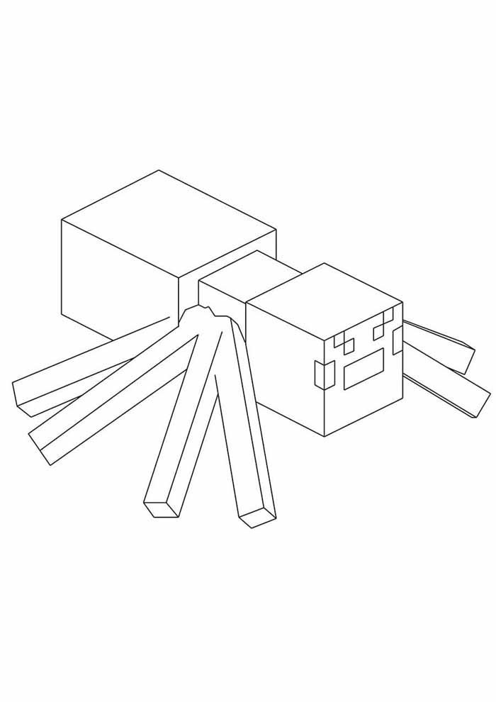 minecraft para colorir 38