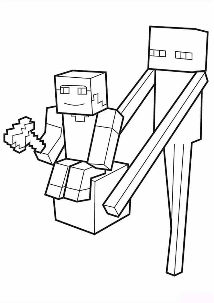 minecraft para colorir 39