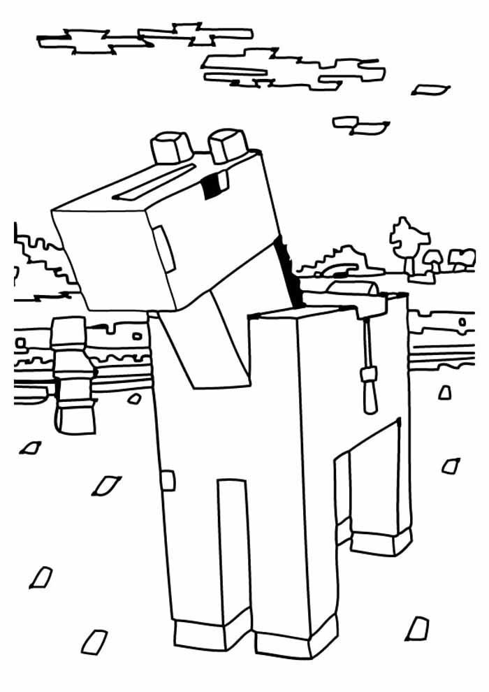 minecraft para colorir 41