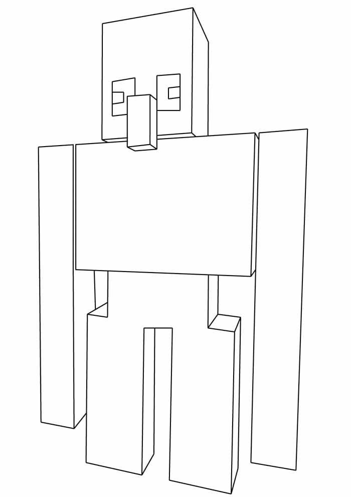 minecraft para colorir 46