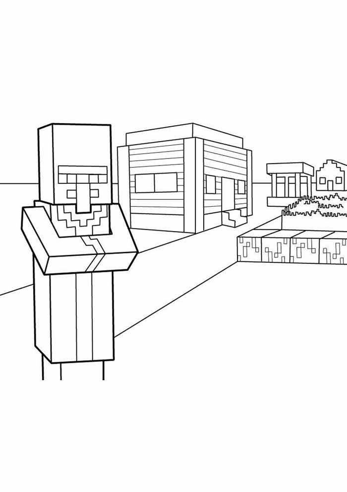 minecraft para colorir 58