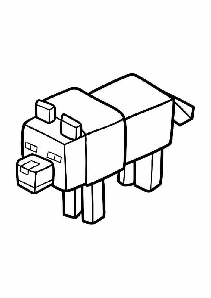 minecraft para colorir 64