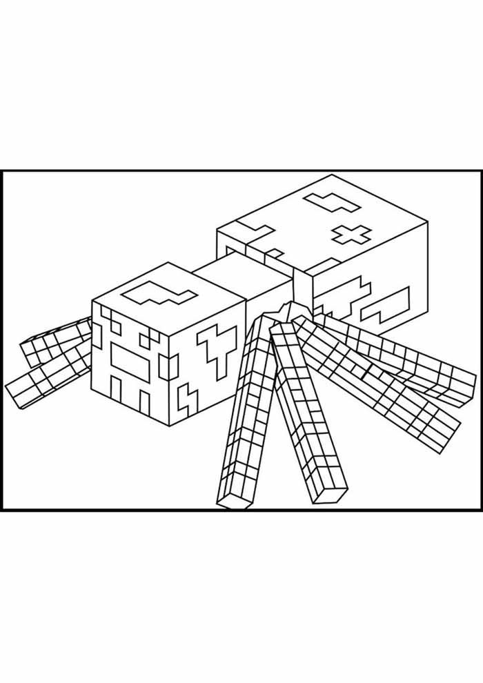 minecraft para colorir 66