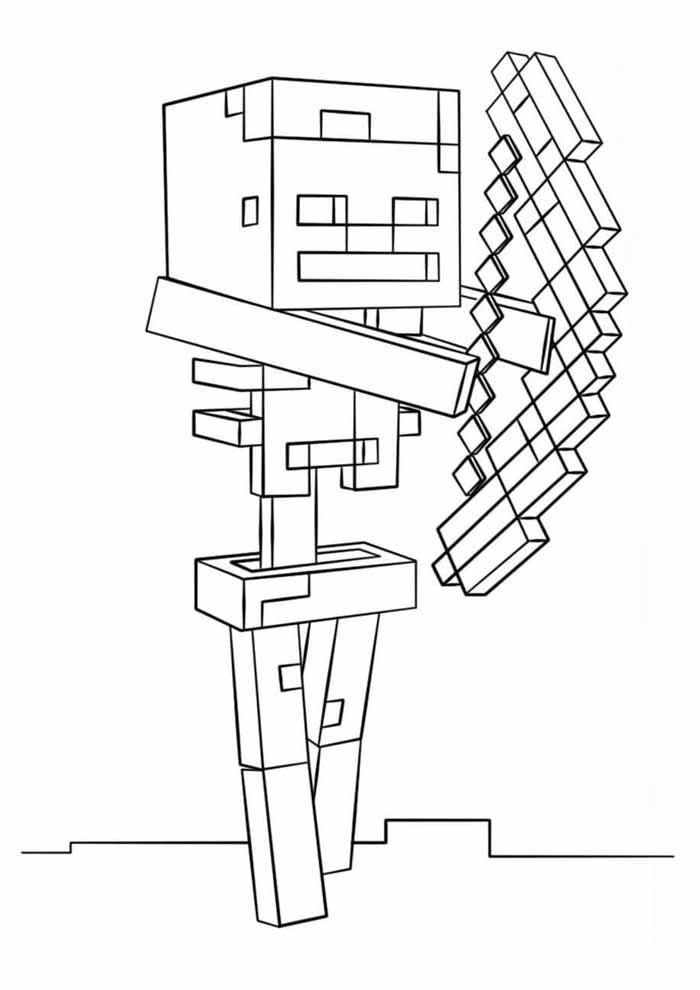 minecraft para colorir 73