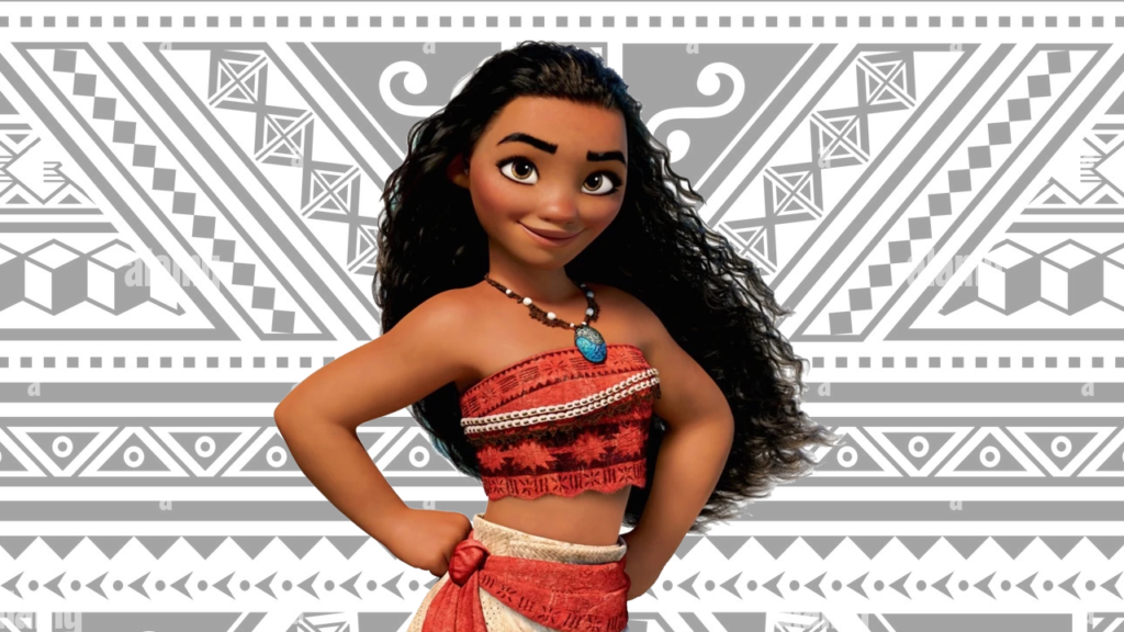 moana para colorir