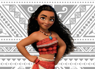 moana para colorir