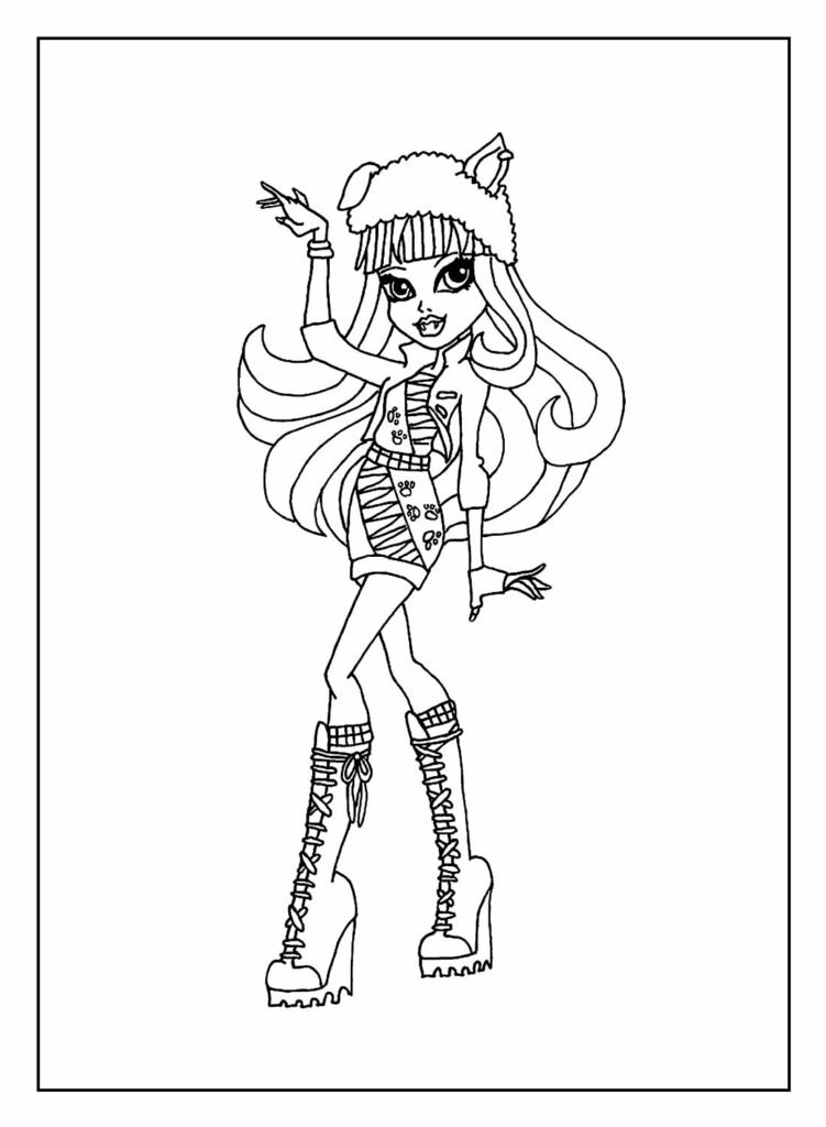 monster high para imprimir a4