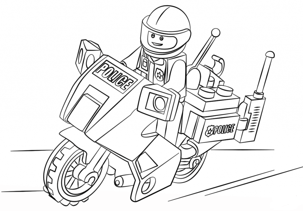 Desenhos de Motocicletas para colorir, jogos de pintar e imprimir