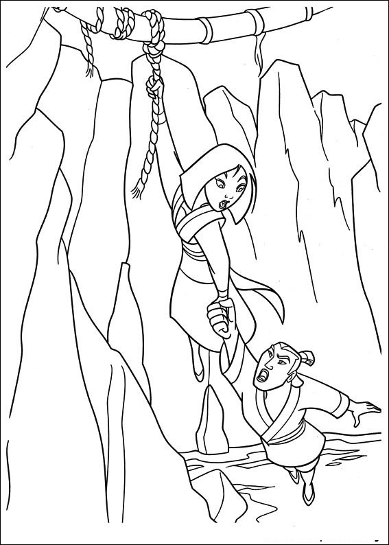 mulan para colorir mulan salvando lee shang mulan para colorir mulan salvando lee shang