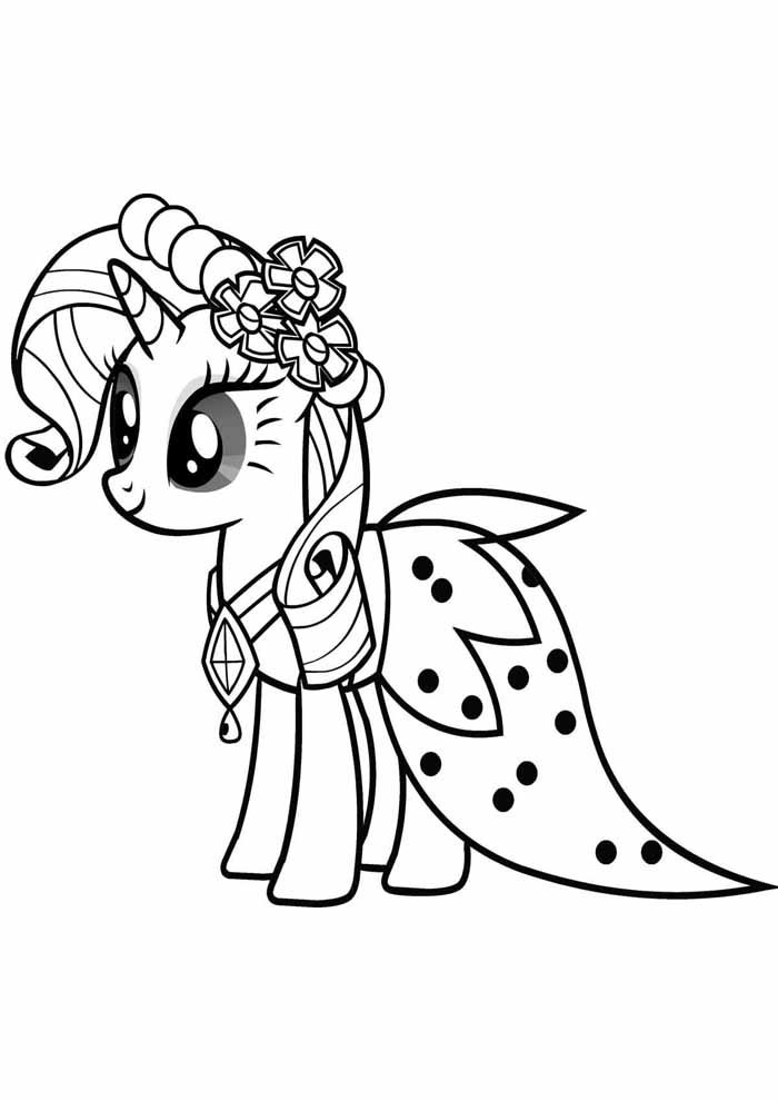 my little pony para colorir princesa