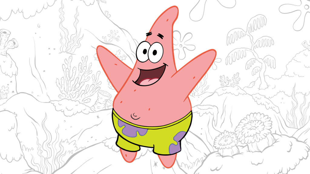 patrick para colorir