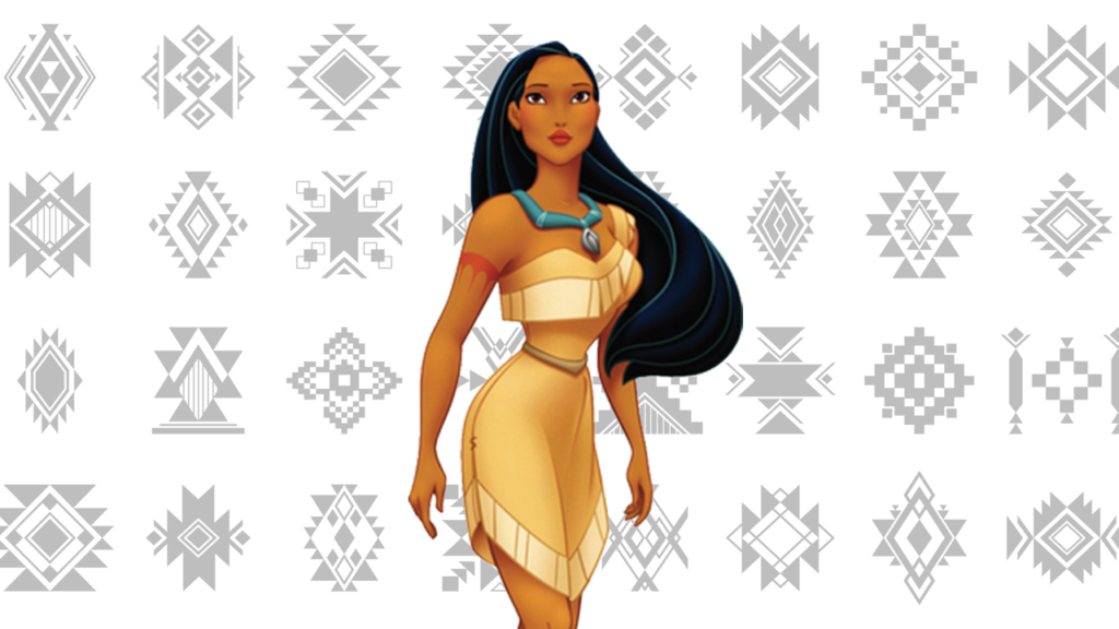 pocahontas para colorir
