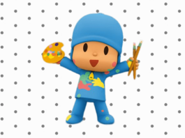 pocoyo para colorir