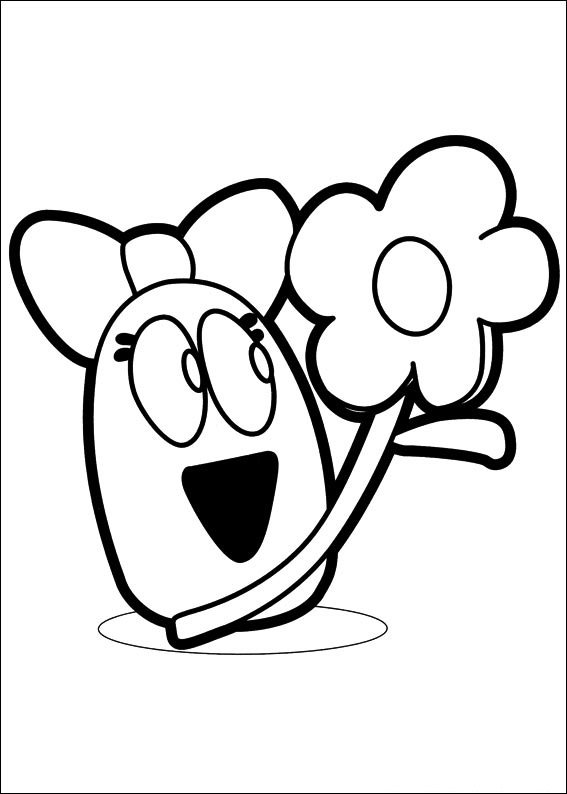 pocoyo para colorir e imprimir bonito