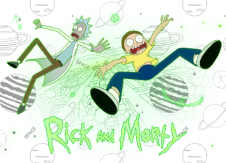 rick e morty para colorir