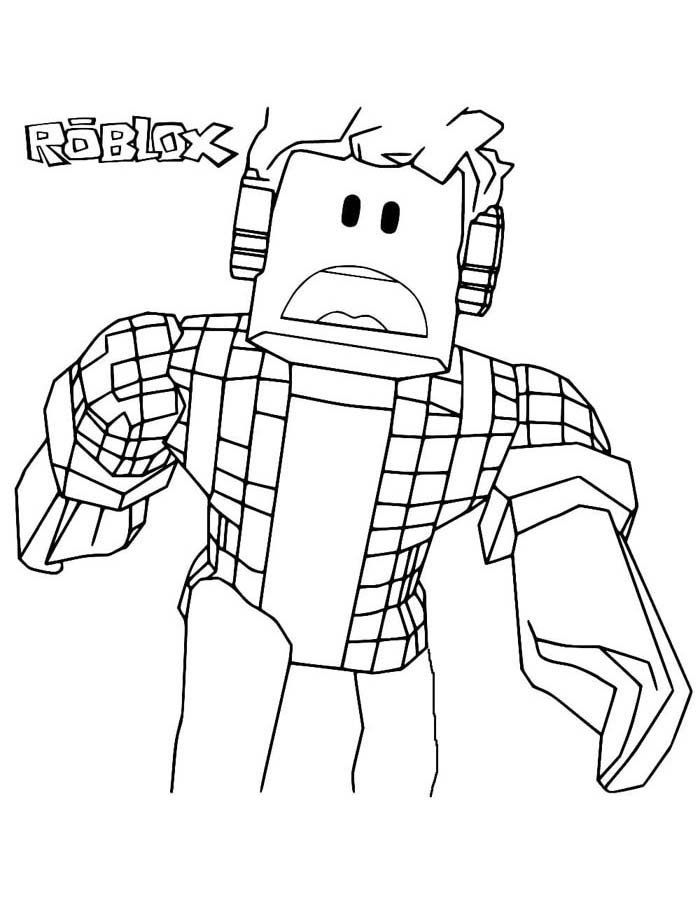 roblox para colorir correndo