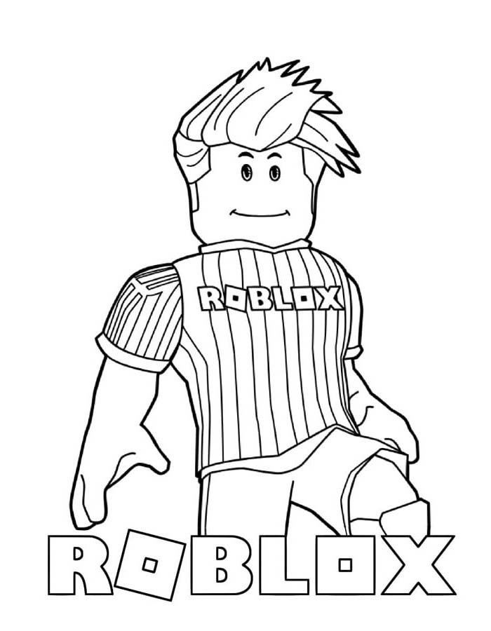 Desenholandia Colorindo Jogador de Futebol do Roblox Games Jogo Diversão