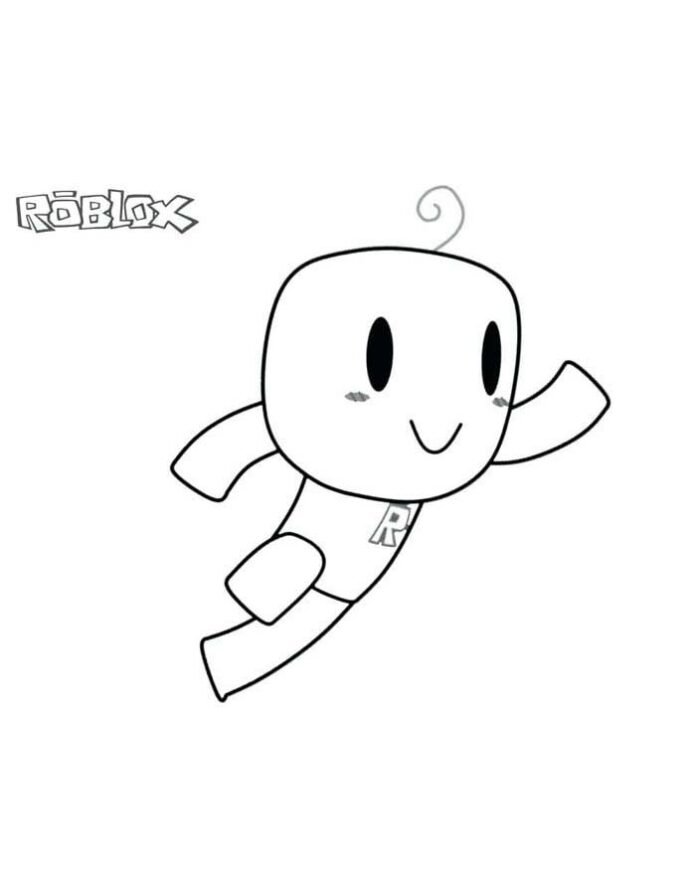 +80 Desenhos do Roblox para colorir e imprimir