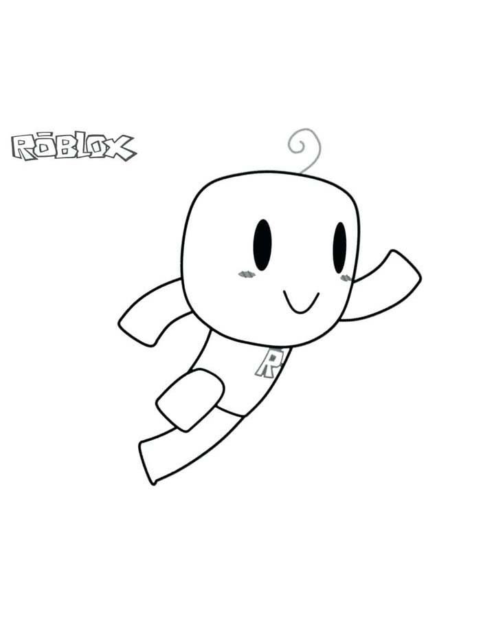 roblox para colorir mascote
