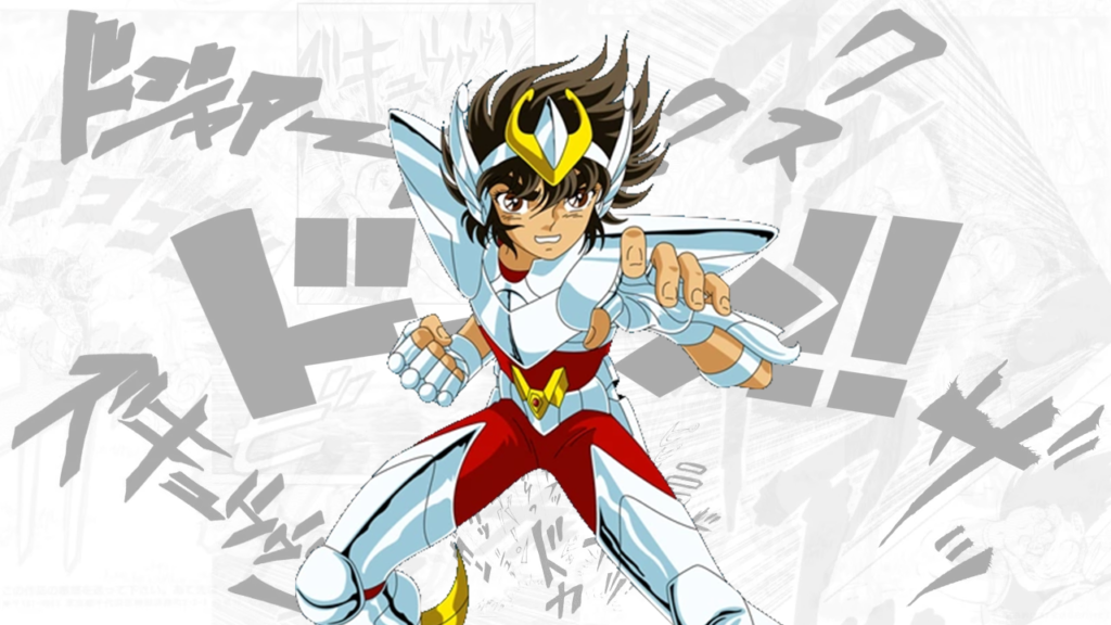 seiya para colorir